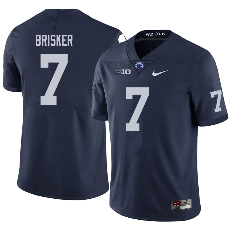 NCAA Nike Men's Penn State Nittany Lions Jaquan Brisker #7 College Football Authentic Navy Stitched Jersey JPI2398RN